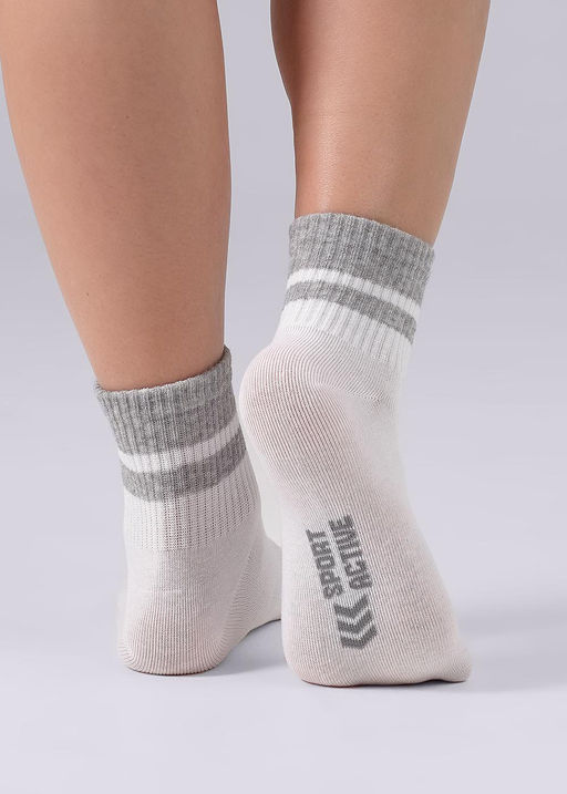 CLES Носки жен.L2000 market line хл+эл белый - Clever wear фото 2