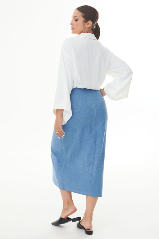 Юбка AURA 5038-164 темно-голубой