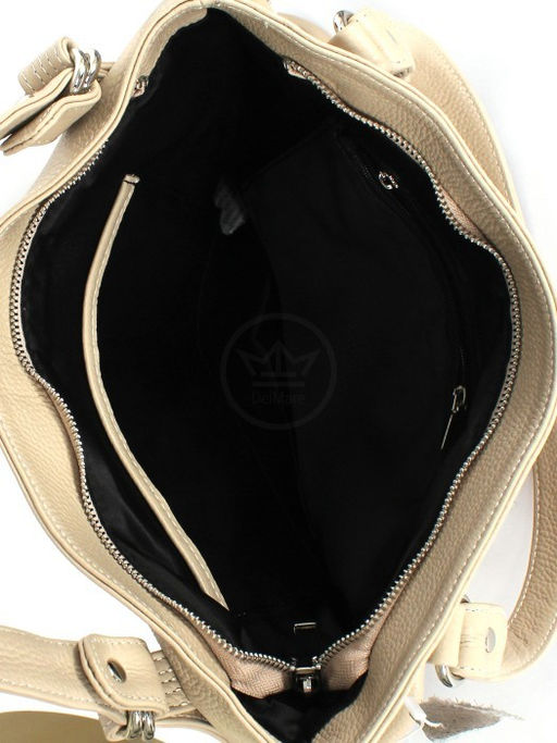 Сумка женская натуральная кожа GU 163-6019-1, 1отд+еврокарм, плечевой ремень, бежевый SALE 260184 - Adelia фото 3