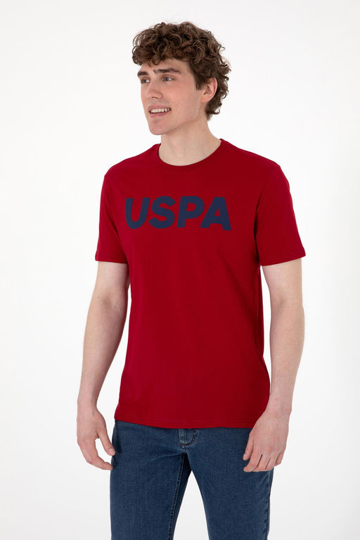 Erkek Regular Fit Bisiklet Yaka Bordo Basic Ti__rt Sepette S_rpriz _ndirim - U.s. polo assn фото 3