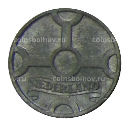 Монета 1 цент 1943 года Нидерланды