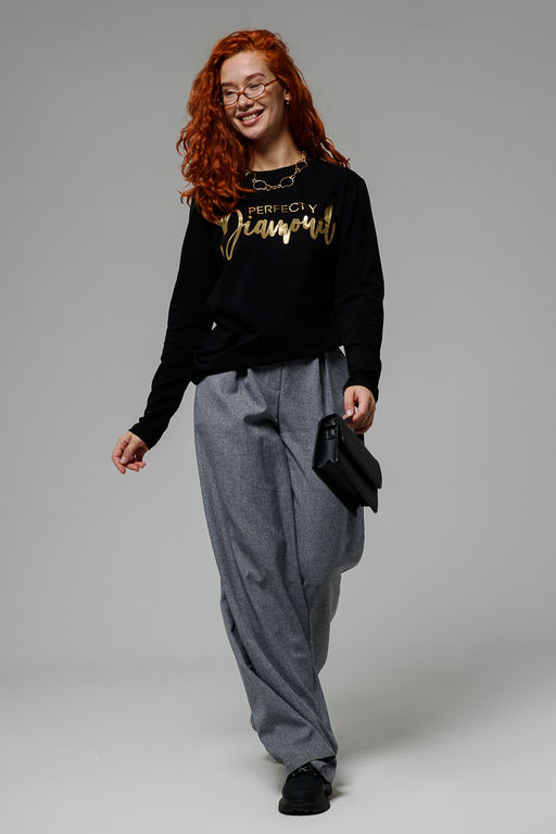 8513 Футболка с длинным рукавом женская