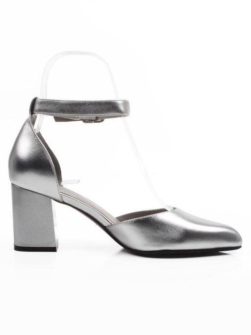 06-A71A-82MT GREY/SILVER Туфли женские (натуральная кожа)
