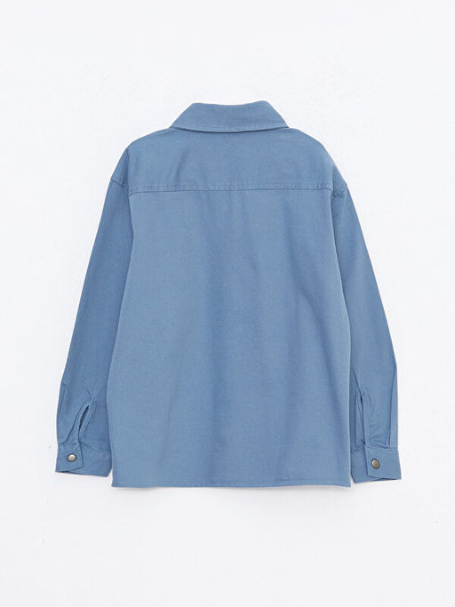 Basic Uzun Kollu Gabardin Erkek ?ocuk G?mlek - Waikiki фото 2