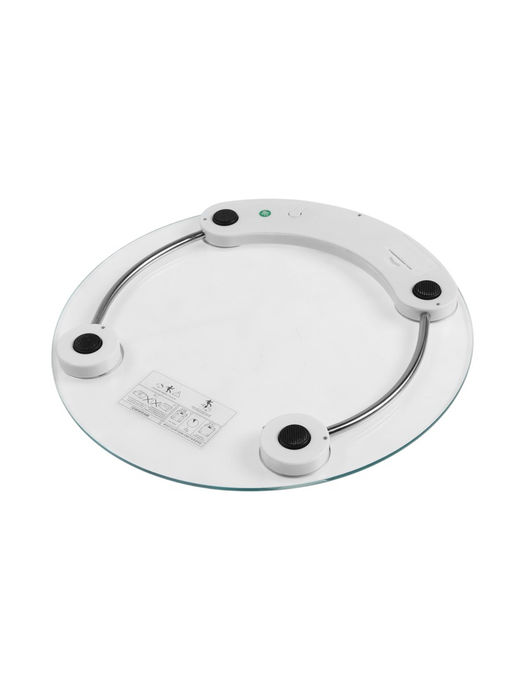 Весы напольные LVE-001, электронные, до 180 кг, 2хААА, стекло, белые