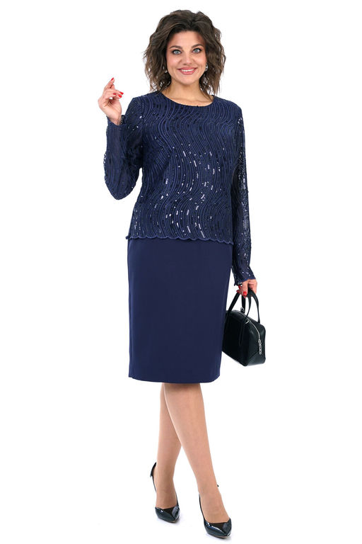 Платье ALANI 2458 синий