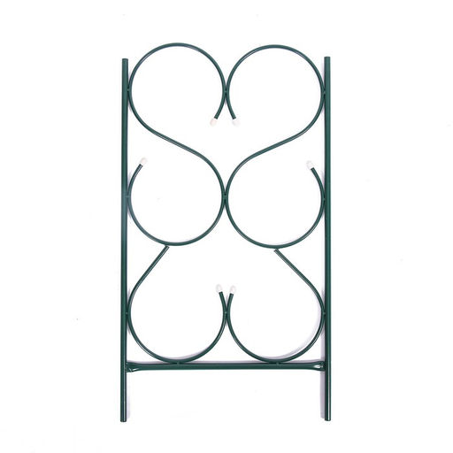 Арка садовая, 230×120×51 см, для вьющихся растений, металлическая, зелёная