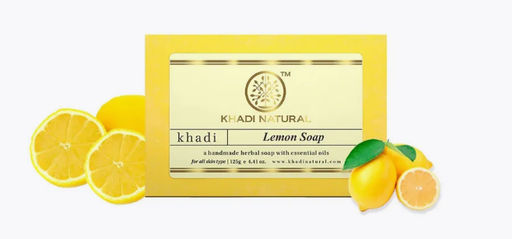 Мыло Свежий Лимон Кхади (Khadi Lemon soap) 125г