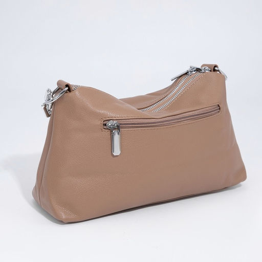 Сумка кросс-боди на молнии, цвет бежевый - Simaland фото 2