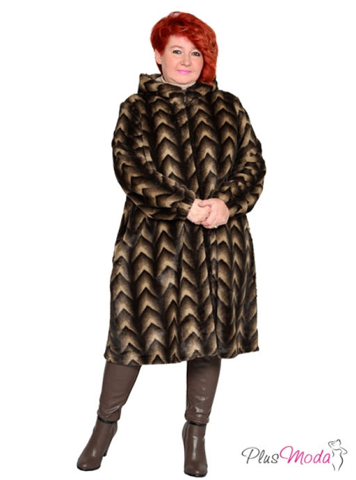 Шубка Модель №1776 размеры 44-84 - Plusmoda фото 21