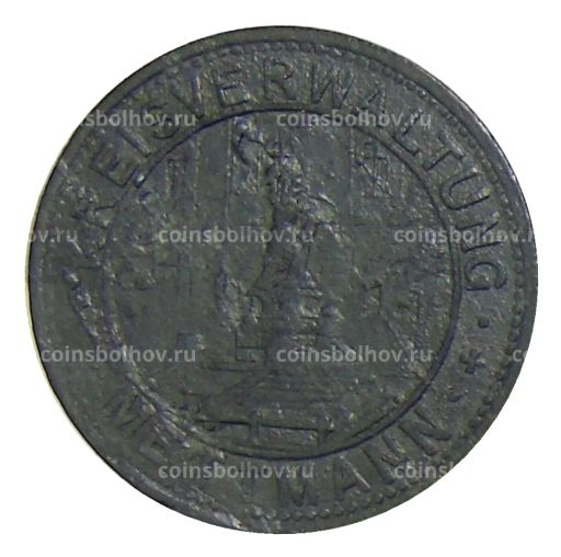 10 пфеннигов 1917 года Германия  Нотгельд Меттман