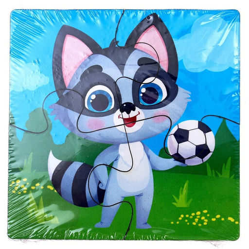 Пазл 4 в 1, 10х10 см - Лесная мастерская фото 13