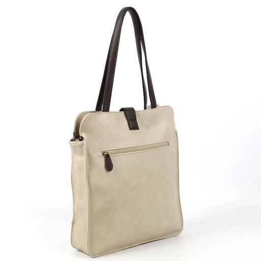 Женская сумка шоппер из эко кожи с косметичкой 0075-10 - Cidirro фото 5