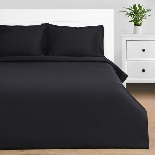 Постельное бельё Этель 1,5 сп Jet black 143х215, 150х215, 50х70+3-2 шт, мако-сатин, 114г/м2  фото 3
