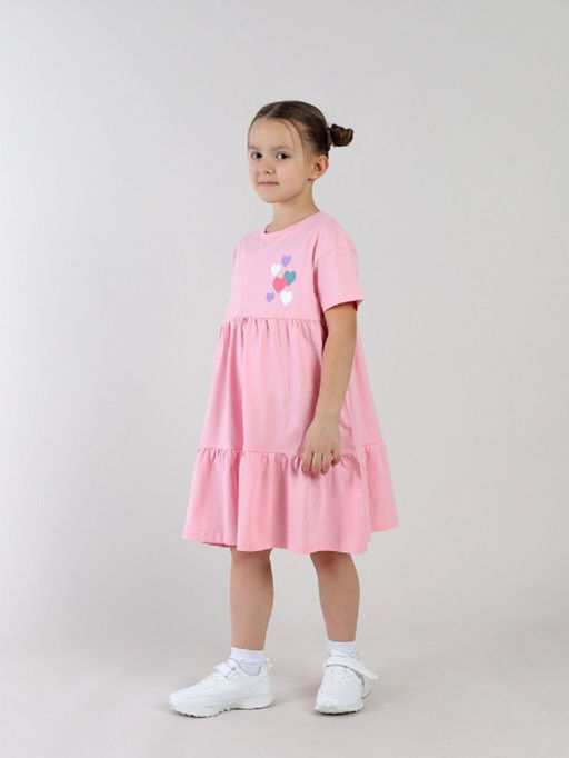 CRB wear / CSKG 64019-27-432 Платье для девочки,розовый/Ex.Cherubino