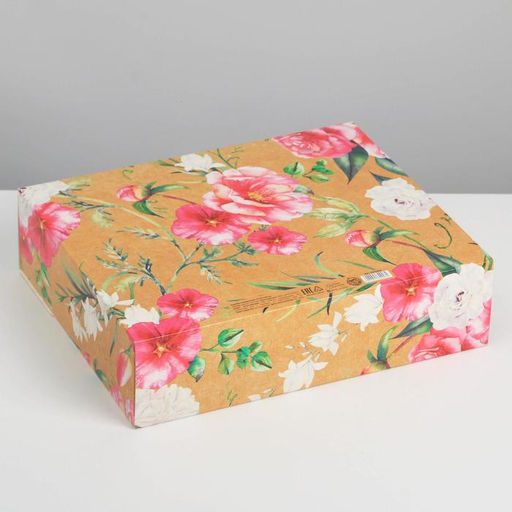 Коробка подарочная, упаковка, «Цветущего счастья», 31 х 24.5 х 8 см