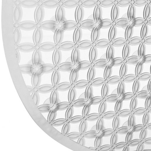 Коврик в ванну 64х34 "Куба" серый