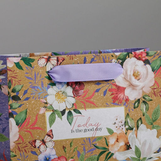 Пакет крафтовый горизонтальный Today, S 15 х 12 х 5,5 см - Дарите счастье фото 7