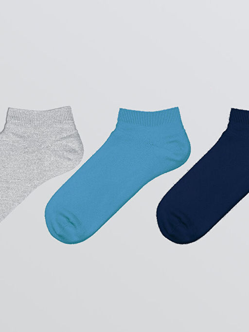 Kad?n D?z Patik ?orap 3l?