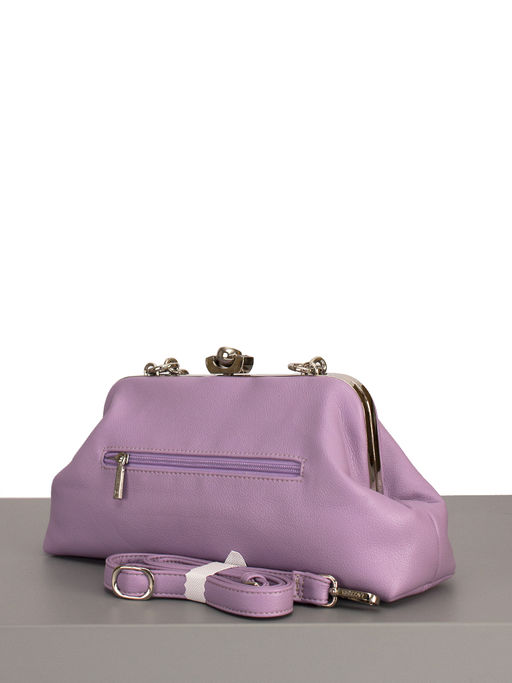 LACCOMA сумка Паола-Л815-фиалковый эко кожа хлопок фото 4