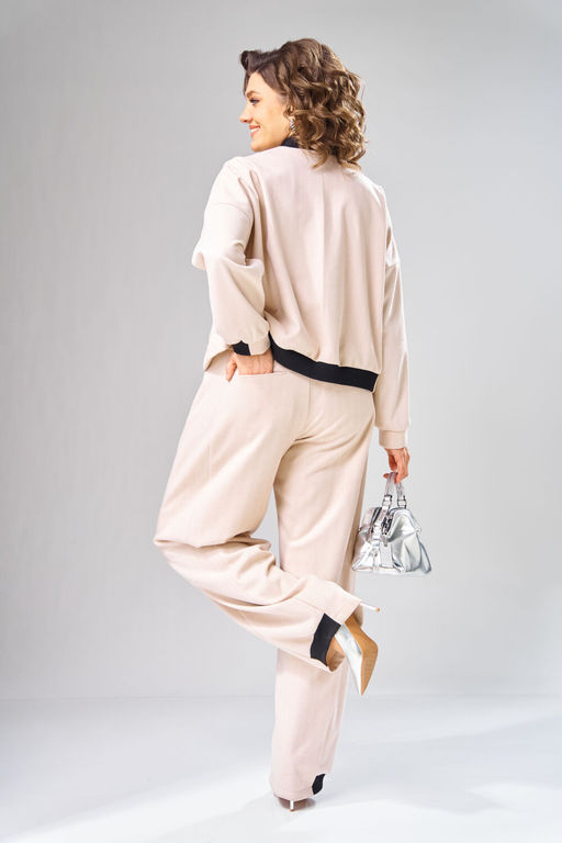 Бомбер VN Fashion 1101 бежевый
