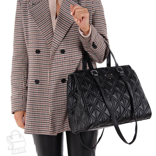 Сумка женская  1242-1K-01 black Polina&Eiterou/50 в Новосибирске