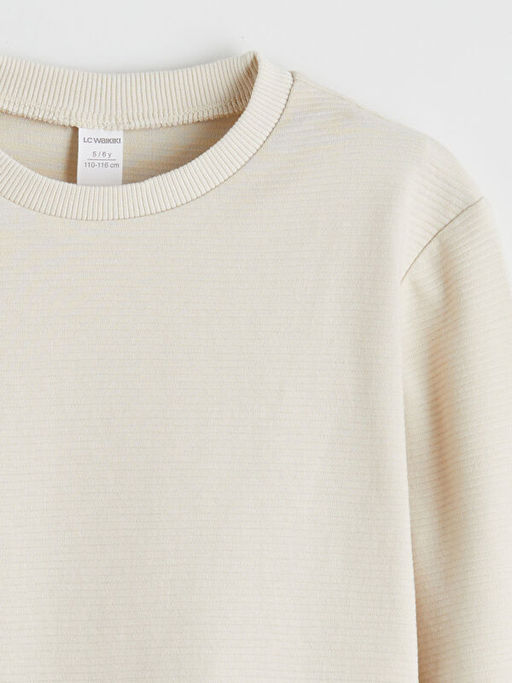 Bisiklet Yaka Erkek ?ocuk Sweatshirt 2li