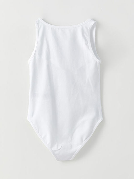 Bisiklet Yaka Basic Pamuklu K?z ?ocuk ??t??tl? Body - Waikiki фото 2