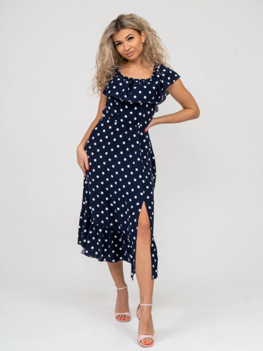 Платье женское, цвет синий