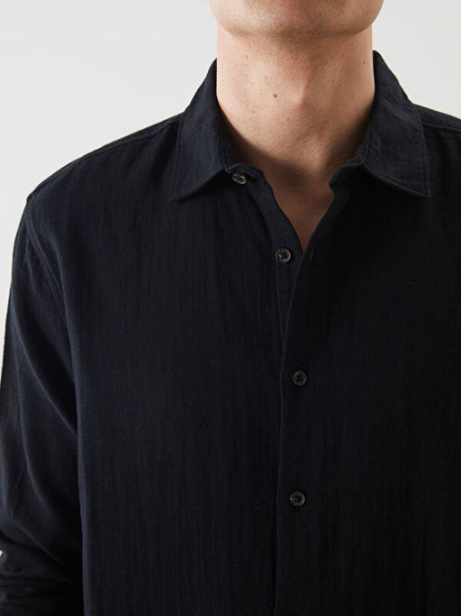 Rahat Kal?p Uzun Kollu Erkek G?mlek