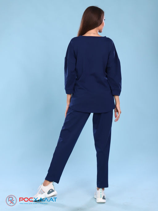 Трикотажный костюм с брюками К-59