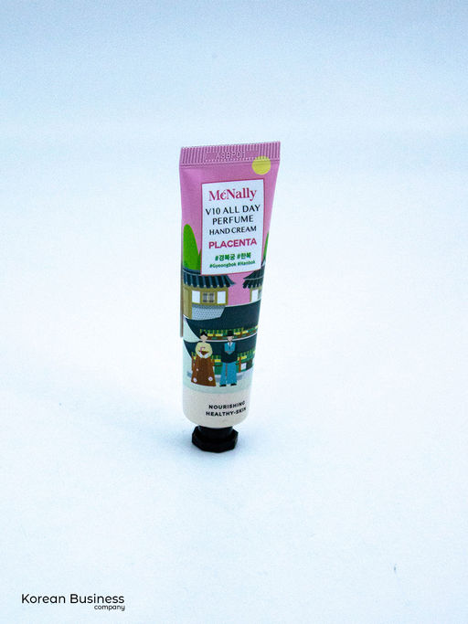MCNALLY - КРЕМ ДЛЯ РУК С ЭКСТРАКТОМ ПЛАЦЕНТЫ V10 ALL DAY PERFUME HAND CREAM PLACENTA, 30 М  фото 4