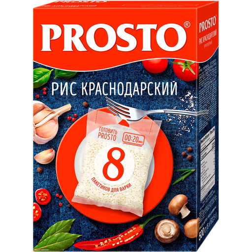 Prosto Рис Краснодарский 500гр(8*62,5)