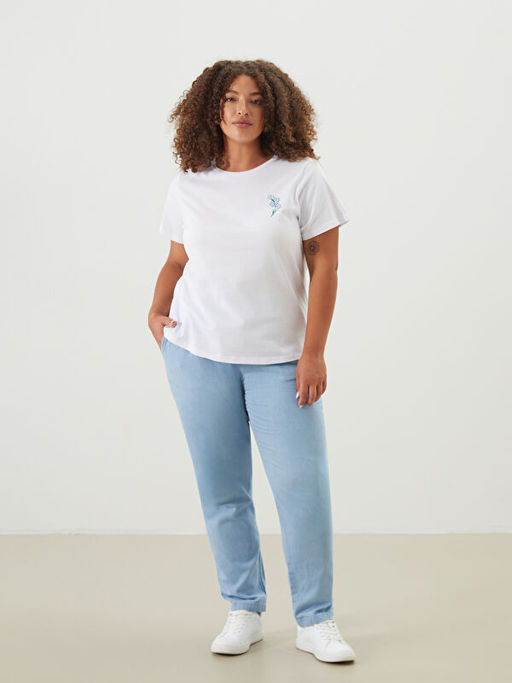 Beli Lastikli Carrot Fit Kad?n Jean Pantolon