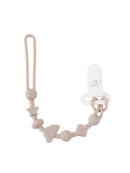 Держатель для соски пустышки, 2 шт, текстиль и силикон, Mum&Baby