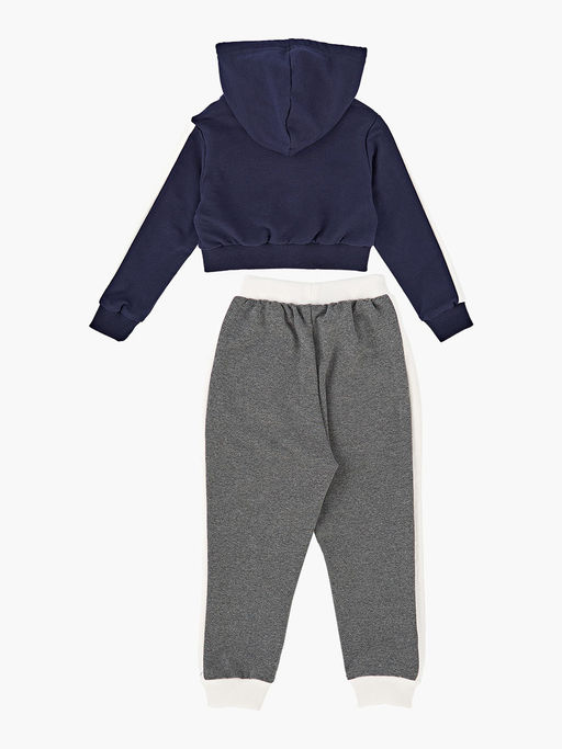 Спортивный костюм для девочки UD 7064 син/графит - Mini maxi фото 7