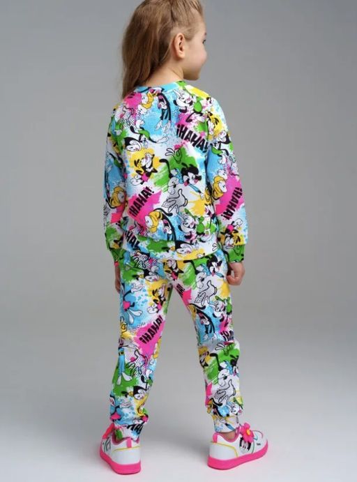 12442042 Брюки трикотажные для девочек - Playtoday фото 2