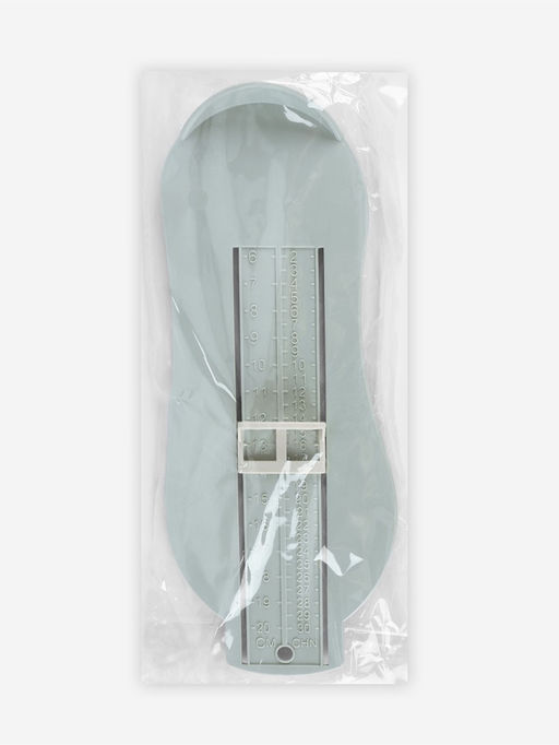 Цена за 4 шт. Стопомер детский, 22.7×9 см, серо-голубой