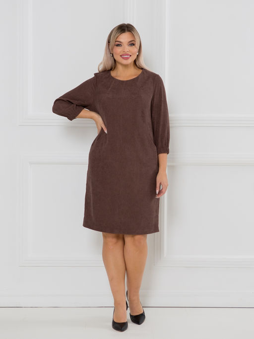 Платье 1437 шоколадный - Novita фото 6