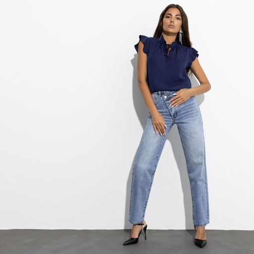 Блуза Свежая подборка (дарк блю) - Charutti фото 2