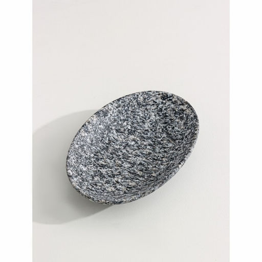 Аксессуары для ванной Доляна Гранит, 3 предмета, дозатор 350 мл, мыльница, стакан, серые фото 5