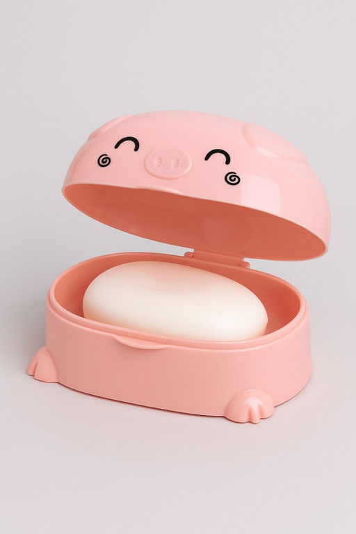 Мыльница Pig, pink (7,5*15,5 см)