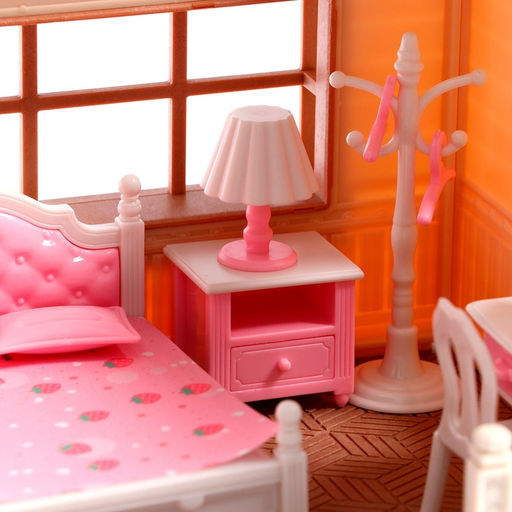 Дом для зверей «Зверята. Спальная комната», зайчики