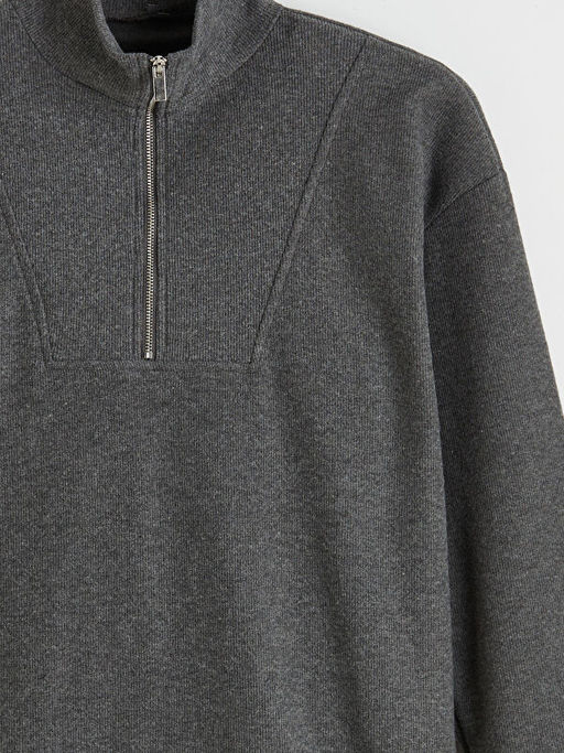 Dik Yaka Kad?n Sweatshirt Tunik