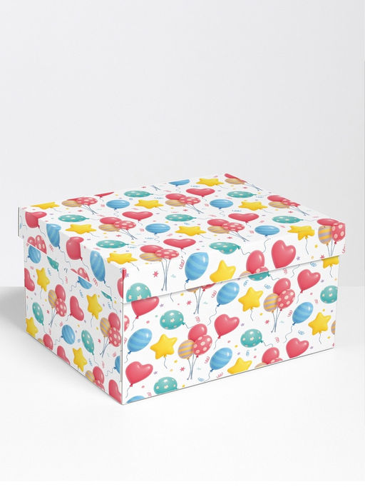 Коробка складная «Шарики», 31 × 25.5 × 16 см