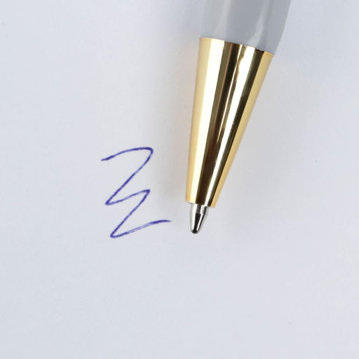 Ручка шариковая, синяя паста 0.7 мм пластик с тиснением на корпусе С 23 февраля - Artfox фото 2