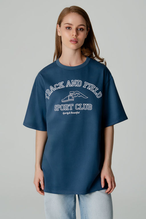 Арт. 3188 Футболка женская оверсайз 42-48 (4 шт) Цвет:изумрудный - Калинка фото 8