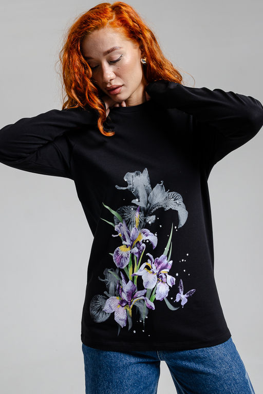 8527 футболка с дл.рукавом унисекс - Натали фото 2