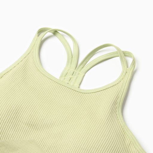 Топ спортивный женский MINAKU: SPORTLY, зелёный, размер L