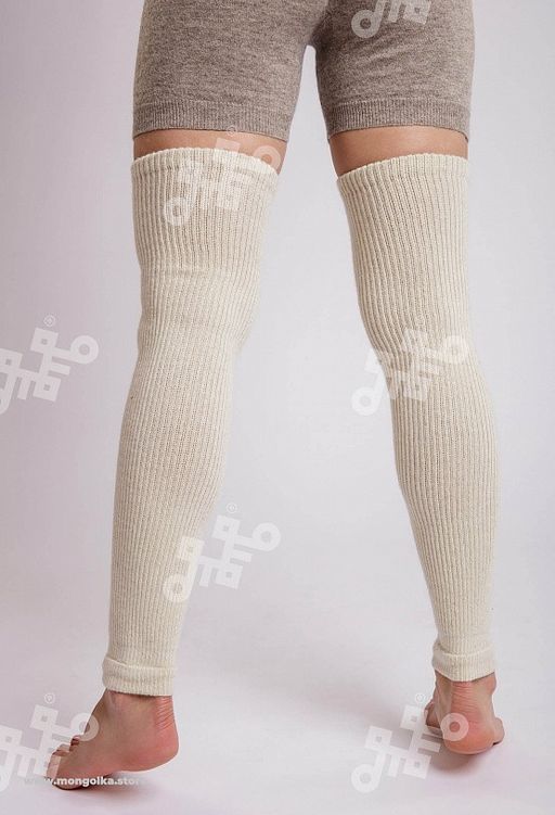 Гетры из 100% монгольской шерсти (арт. 01267) - Тод оймс ххк фото 2